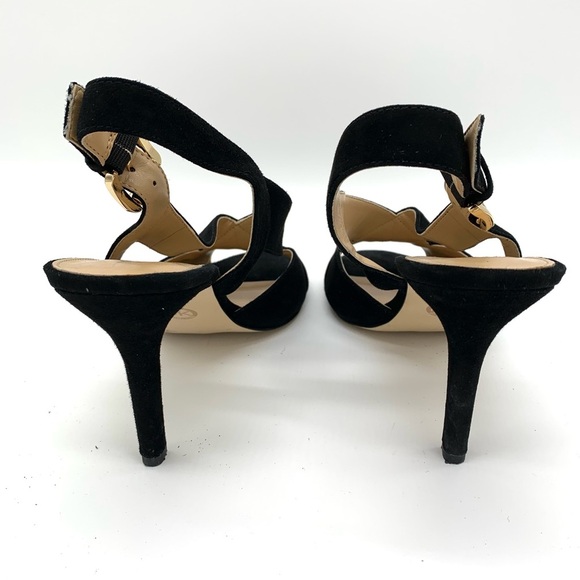Michael Michael Kors black suede slingback heels - Picture 8 of 11